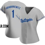 Billy Grabarkewitz Women's Los Angeles Dodgers Gray Authentic Road Jersey