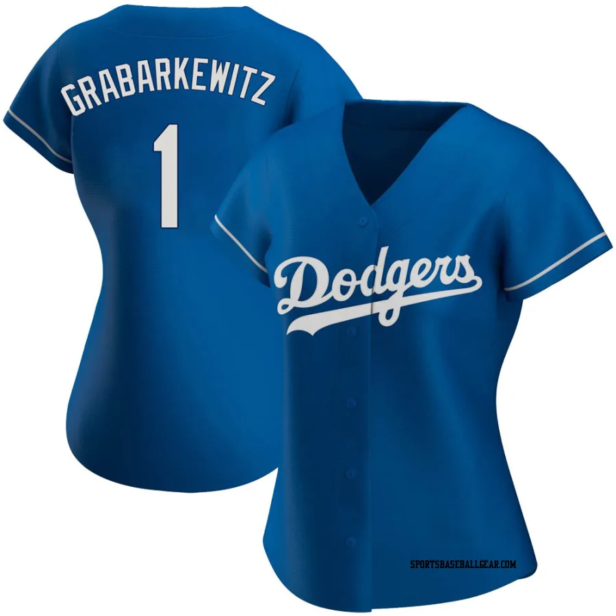 Billy Grabarkewitz Women's Los Angeles Dodgers Royal Authentic Alternate Jersey