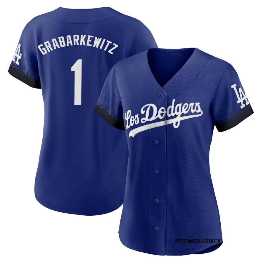 Billy Grabarkewitz Women's Los Angeles Dodgers Royal Replica 2021 City Connect Jersey