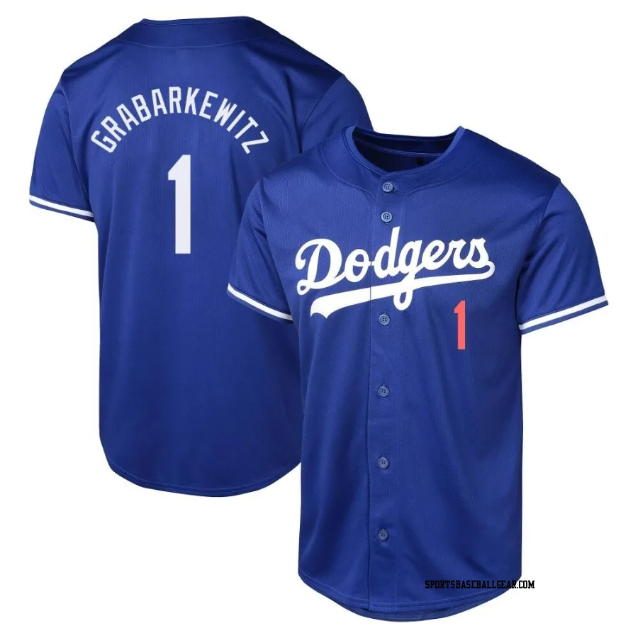 Billy Grabarkewitz Youth Los Angeles Dodgers Royal Limited Alternate Jersey