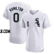 Billy Hamilton Men's Chicago White Sox White Elite Home Jersey