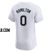 Billy Hamilton Men's Chicago White Sox White Elite Home Jersey