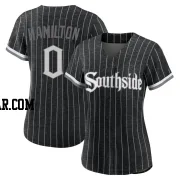 Billy Hamilton Women's Chicago White Sox Black Authentic 2021 City Connect Jersey