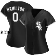 Billy Hamilton Women's Chicago White Sox Black Authentic Alternate Jersey