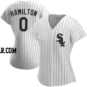 Billy Hamilton Women's Chicago White Sox White Authentic Home Jersey