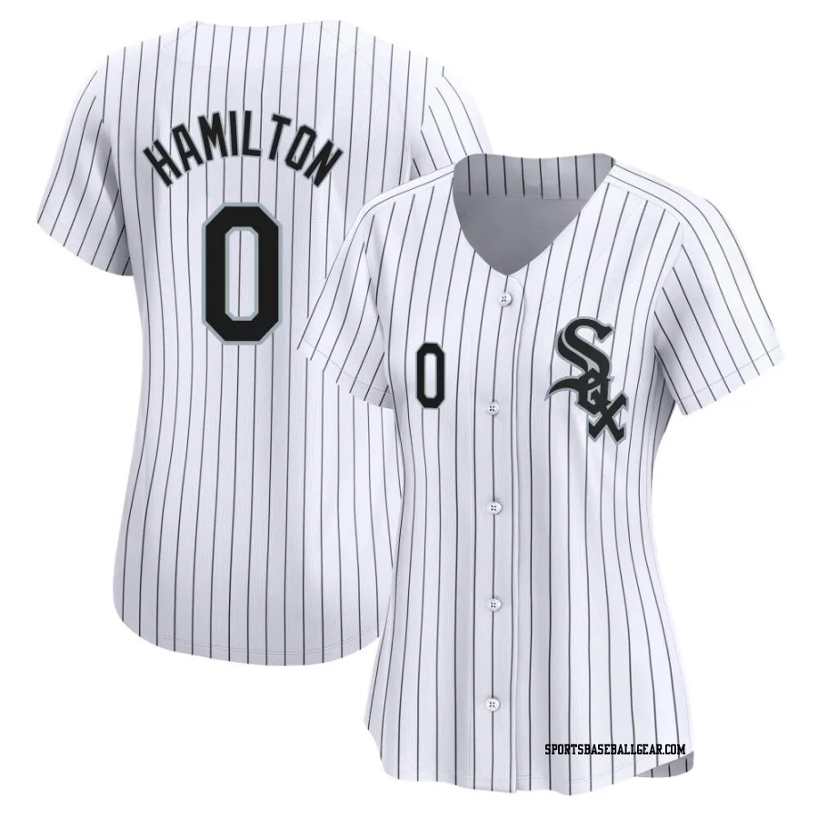 Billy Hamilton Women's Chicago White Sox White Limited Home Jersey