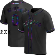 Billy Hamilton Youth Chicago White Sox Black Holographic Replica Alternate Jersey