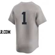 Billy Martin Men's New York Yankees Gray Limited Away 2nd Jersey