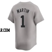 Billy Martin Men's New York Yankees Gray Limited Away Jersey