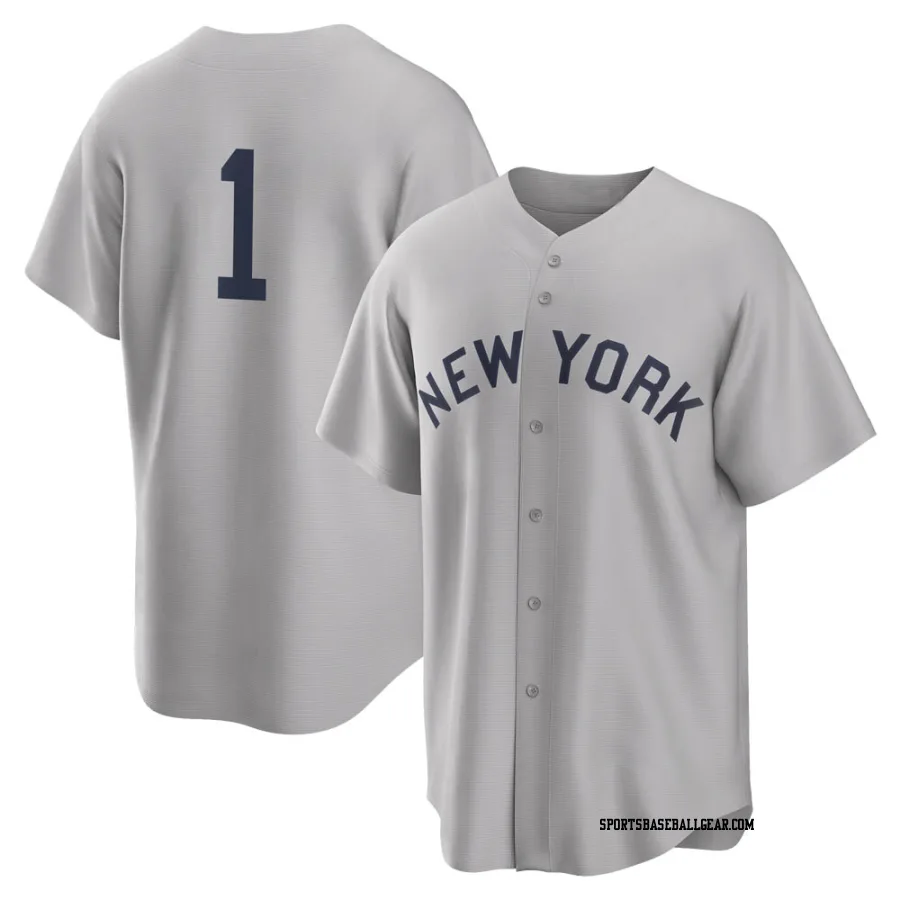 Billy Martin Men's New York Yankees Gray Replica 2021 Field of Dreams Jersey