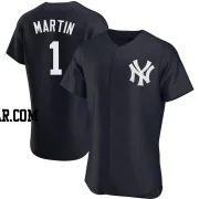 Billy Martin Men's New York Yankees Navy Authentic Alternate Jersey