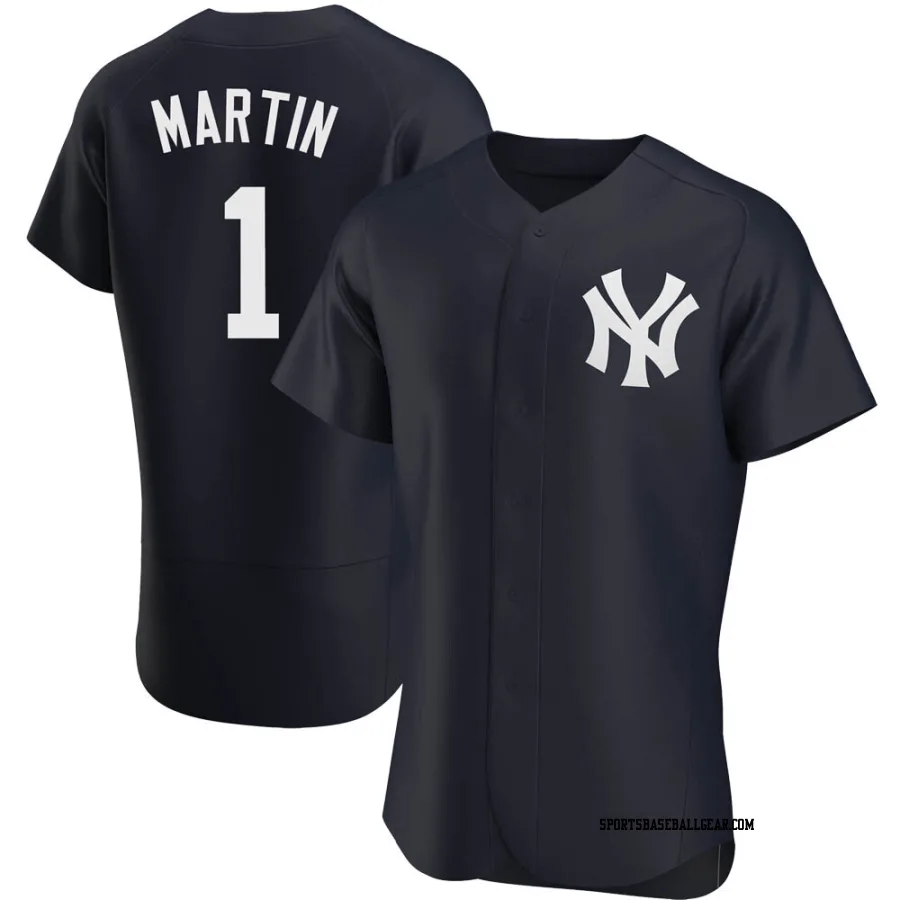 Billy Martin Men's New York Yankees Navy Authentic Alternate Jersey