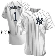 Billy Martin Men's New York Yankees White Authentic Home Jersey