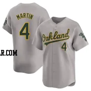 Billy Martin Men's Oakland Athletics Gray Limited Away Jersey