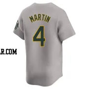 Billy Martin Men's Oakland Athletics Gray Limited Away Jersey