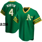 Billy Martin Men's Oakland Athletics Green Replica R Kelly Road Cooperstown Collection Jersey