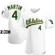 Billy Martin Men's Oakland Athletics White Authentic Home Jersey