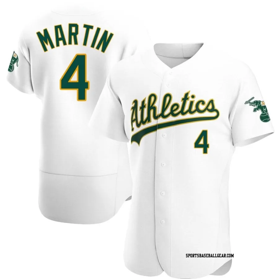 Billy Martin Men's Oakland Athletics White Authentic Home Jersey