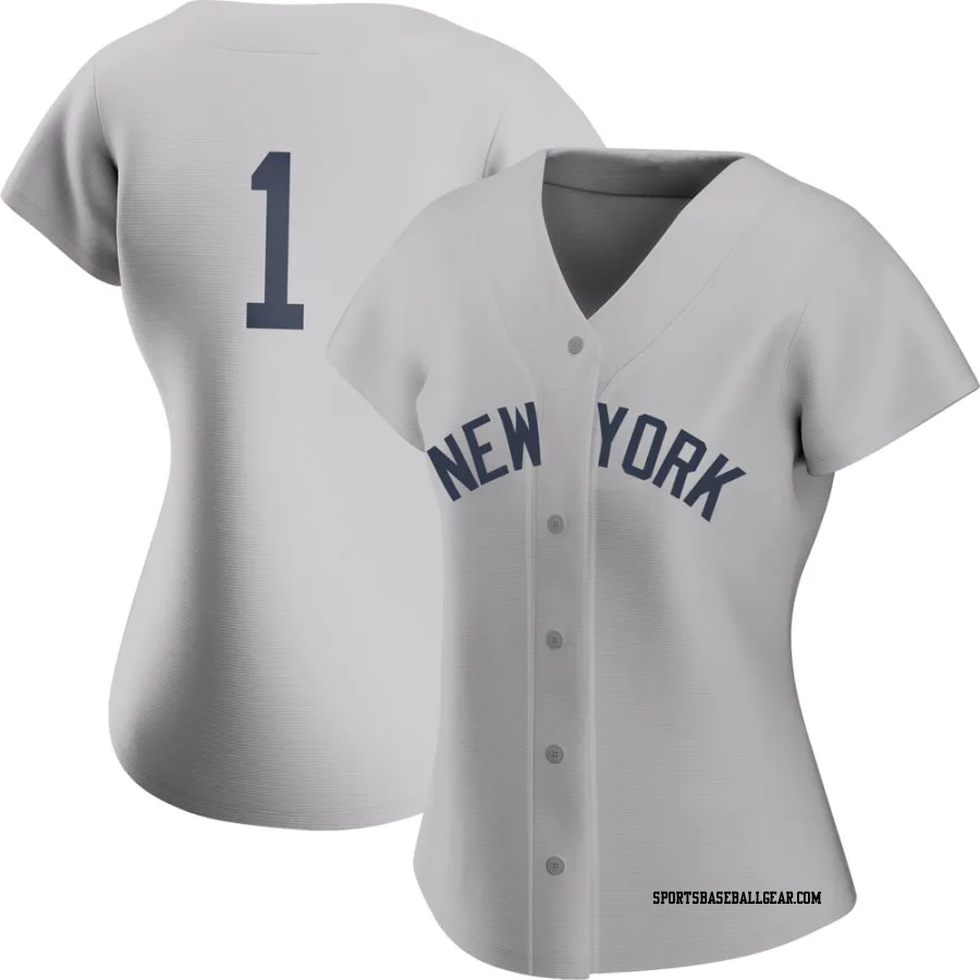 Billy Martin Women's New York Yankees Gray Replica 2021 Field of Dreams Jersey