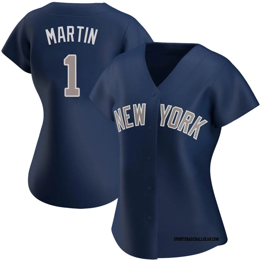 Billy Martin Women's New York Yankees Navy Authentic Alternate Jersey