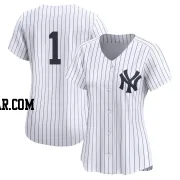 Billy Martin Women's New York Yankees White Limited Yankee Home 2nd Jersey