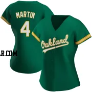 Billy Martin Women's Oakland Athletics Green Replica Kelly Alternate Jersey