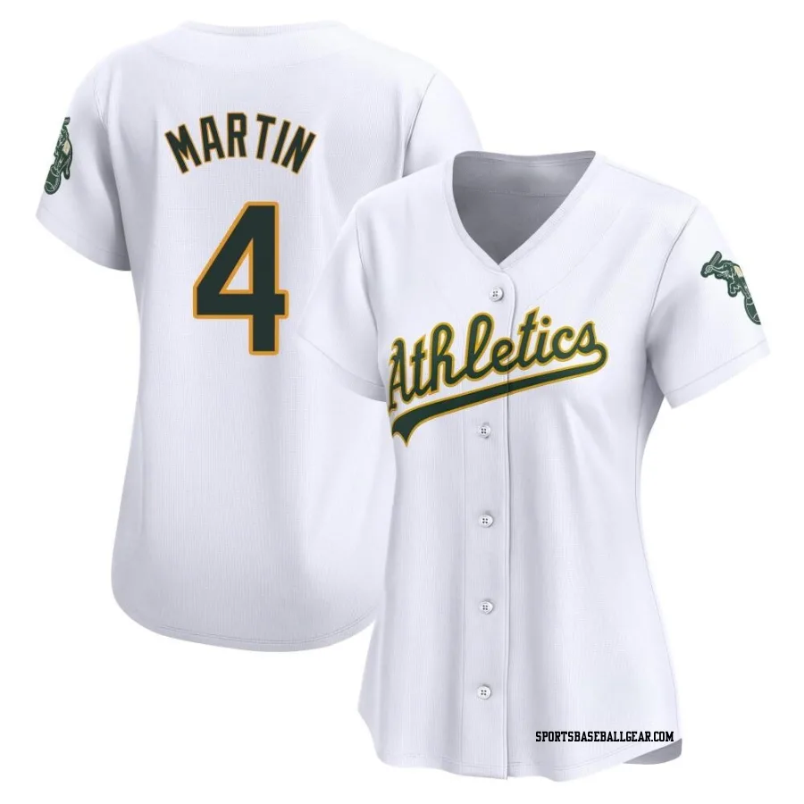 Billy Martin Women's Oakland Athletics White Limited Home Jersey