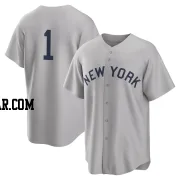 Billy Martin Youth New York Yankees Gray Replica 2021 Field of Dreams Jersey