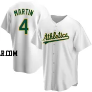 Billy Martin Youth Oakland Athletics White Replica Home Jersey