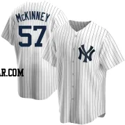 Billy McKinney Men's New York Yankees White Replica Home Jersey