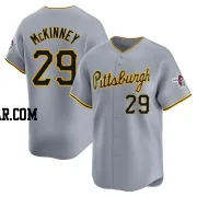 Billy McKinney Men's Pittsburgh Pirates Gray Limited Away Jersey