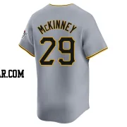 Billy McKinney Men's Pittsburgh Pirates Gray Limited Away Jersey