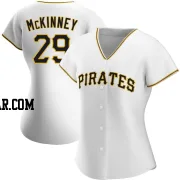 Billy McKinney Women's Pittsburgh Pirates White Authentic Home Jersey