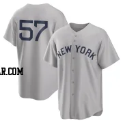 Billy McKinney Youth New York Yankees Gray Replica 2021 Field of Dreams Jersey