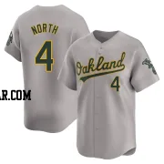 Billy North Men's Oakland Athletics Gray Limited Away Jersey