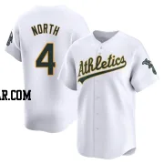 Billy North Men's Oakland Athletics White Limited Home Jersey