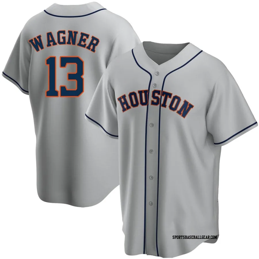 Billy Wagner Men's Houston Astros Gray Replica Road Jersey