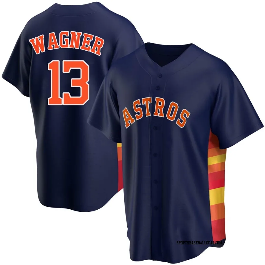 Billy Wagner Men's Houston Astros Navy Replica Alternate Jersey