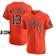 Billy Wagner Men's Houston Astros Orange Elite Alternate Vapor Premier Jersey