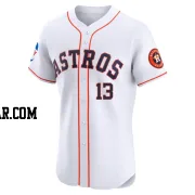 Billy Wagner Men's Houston Astros White Elite Home Patch Jersey