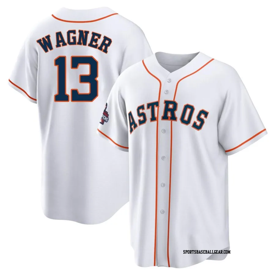 Billy Wagner Men's Houston Astros White Replica 2022 World Series Champions Home Jersey