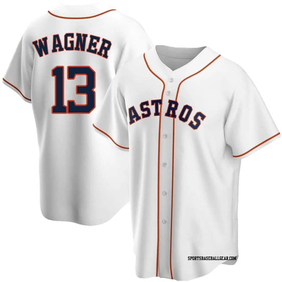 Billy Wagner Men's Houston Astros White Replica Home Jersey