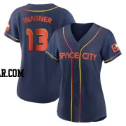 Billy Wagner Women's Houston Astros Navy Authentic 2022 City Connect Jersey