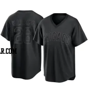 Billy Williams Men's Chicago Cubs Black Replica Pitch Fashion Jersey