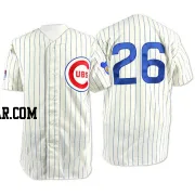 Billy Williams Men's Chicago Cubs Cream Authentic 1969 Throwback Jersey