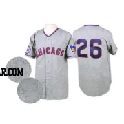 Billy Williams Men's Chicago Cubs Grey Authentic 1968 Throwback Jersey