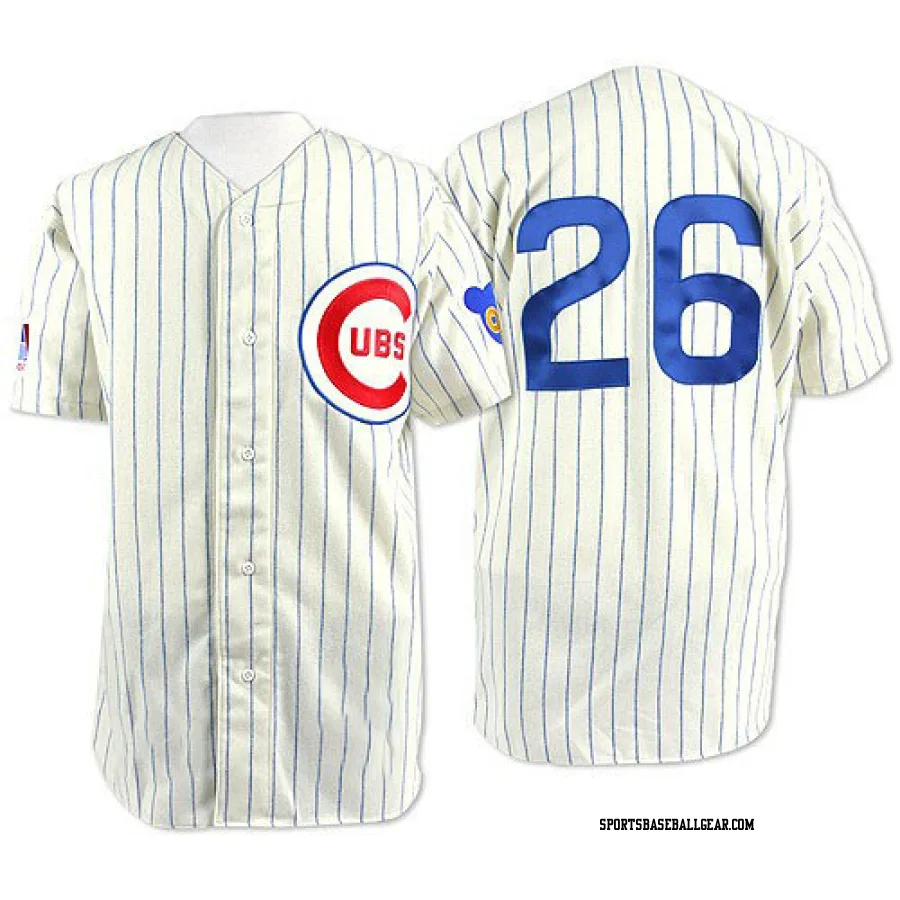 Billy Williams Men's Chicago Cubs White Replica Throwback Jersey