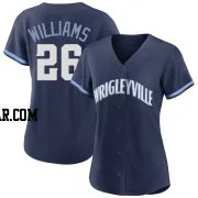 Billy Williams Women's Chicago Cubs Navy Replica 2021 City Connect Jersey