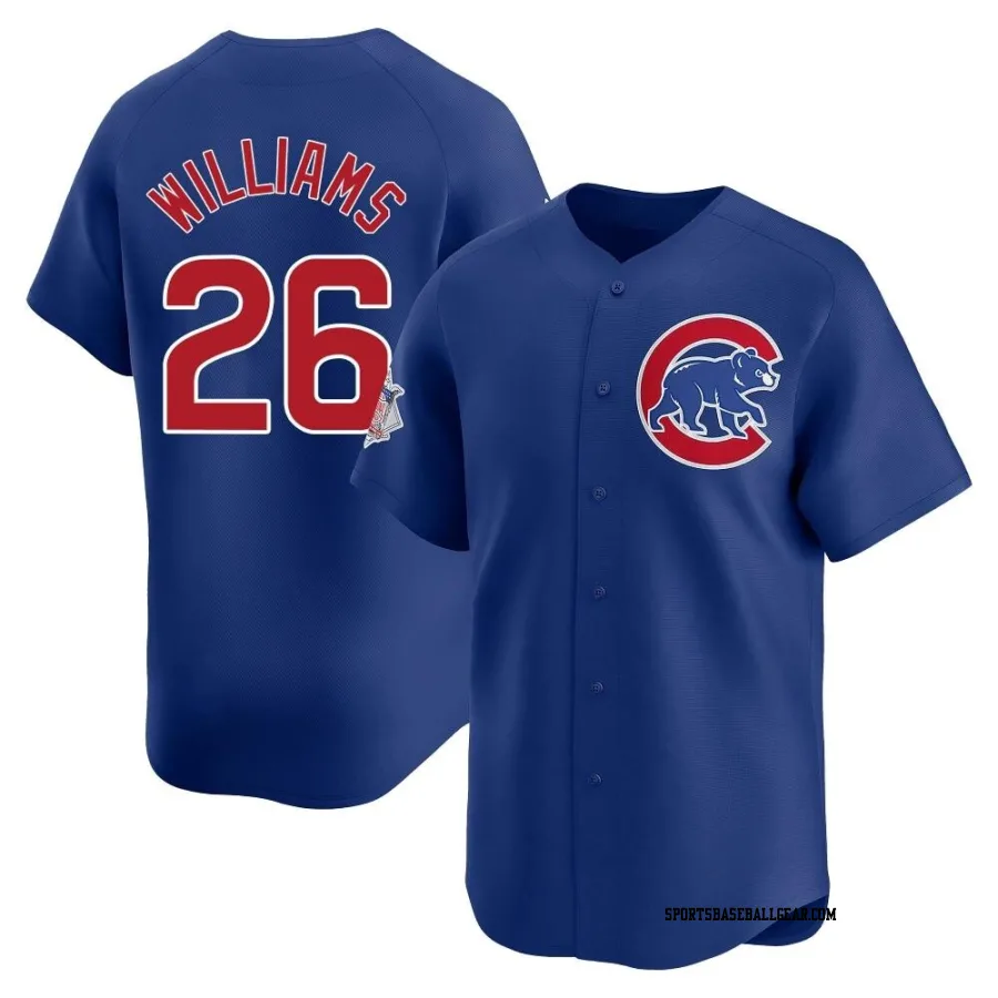 Billy Williams Youth Chicago Cubs Royal Limited Alternate Jersey