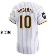 Bip Roberts Men's San Diego Padres White Elite Home Patch Jersey